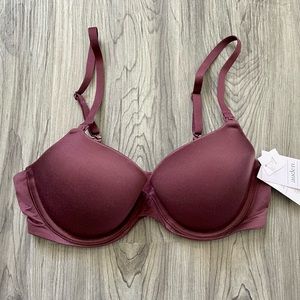 Auden Nursing Bra Full Coverage Lightly Lined T-
Shirt Bra in Burgundy Mist